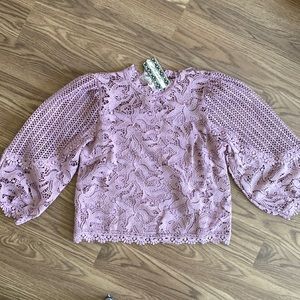 Long Sleeve Lace Top